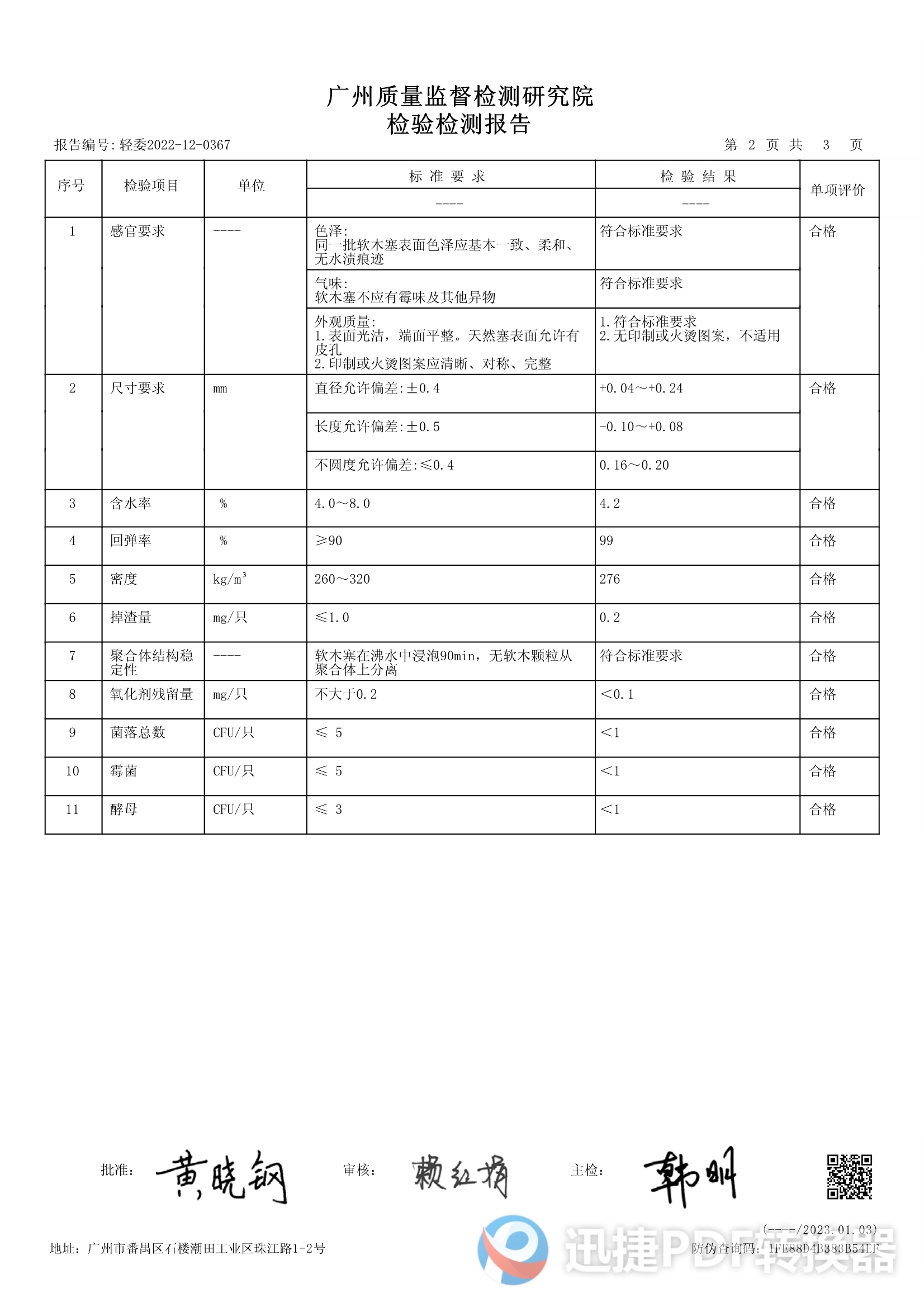 TEST REPORT检测报告(图3)